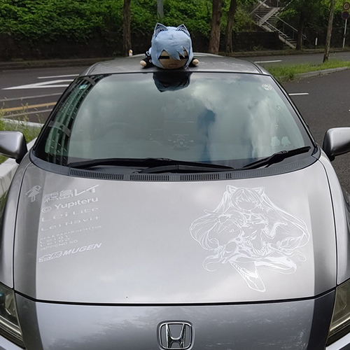 【痛車紹介】HONDA CR-Z「霧島レイ」仕様のラッピングカーご紹介【おまけ写真追加】
